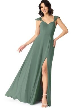 Azazie Everett Eucalyptus Dress